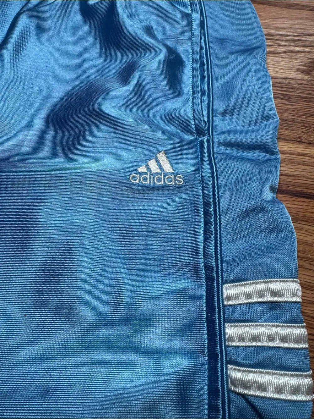Vintage Adidas Y2K Athletic Shorts Blue Men’s Large Vtg 2000s